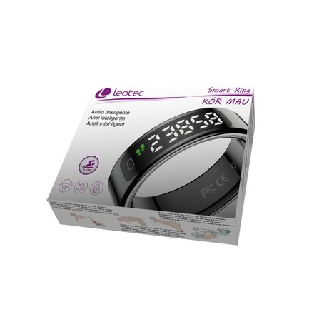 LEOTEC SMART RING KOR MAU NEGRO TALLA 11 - Imagen 8 de 9 LEOTEC SMART RING KOR MAU NEGRO TALLA 11 - Imagen 8 de 9