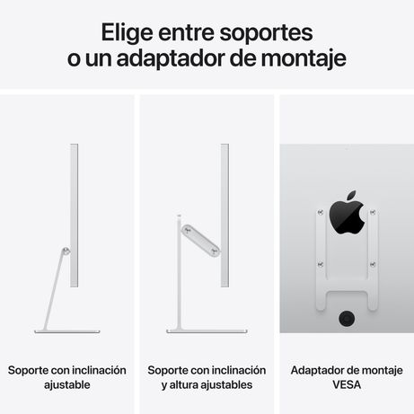 APPLE Studio Display - Vidrio estándar - Soporte con inclinación y altura ajustables 27" LED 5K Ultra HD Altavoces - Imagen 7 de 10 APPLE Studio Display - Vidrio estándar - Soporte con inclinación y altura ajustables 27" LED 5K Ultra HD Altavoces - Imagen 7 de 10