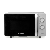 Miniatura 1 de HORNO MICROONDAS CON GRILL ORBEGOZO MGI2072CE 20 LITROS INOX