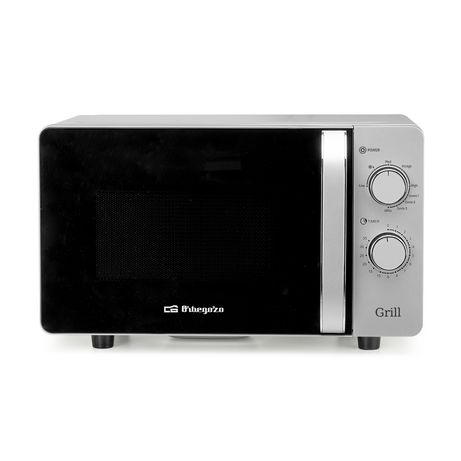 HORNO MICROONDAS CON GRILL ORBEGOZO MGI2072CE 20 LITROS INOX - Imagen 2 de 3 HORNO MICROONDAS CON GRILL ORBEGOZO MGI2072CE 20 LITROS INOX - Imagen 2 de 3