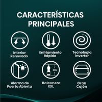 Miniatura 4 de FRIGORIFICO AMERICANO HISENSE RS3P558NEIC NOFROST C INOX