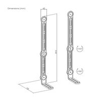Miniatura 8 de AISENS Soporte Universal Para Barra de Sonido  Negro