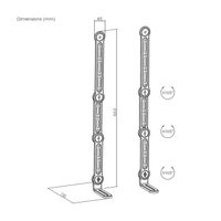 Miniatura 8 de AISENS Soporte Universal Para Barra de Sonido  Negro