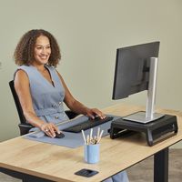 Miniatura 5 de REPOSAMUNECAS PARA TECLADO BREYTA AZUL RECICLADO FELLOWES 100142577