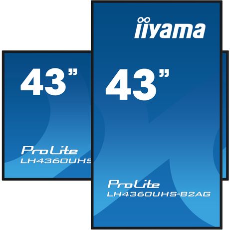 IIYAMA LH4360UHS-B2AG 42.5" LED VA 4K Ultra HD HDMI Altavoces - Imagen 6 de 21 IIYAMA LH4360UHS-B2AG 42.5" LED VA 4K Ultra HD HDMI Altavoces - Imagen 6 de 21