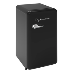 FRIGORIFICO UNA PUERTA INFINITON CL-V90L8NEA E ALTO 871 CM ANCHO 448 CM NEGRO