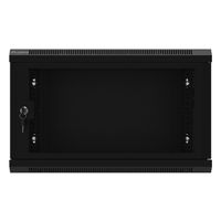 Miniatura 4 de ARMARIO LANBERG MURAL RACK 19" 6U 600X450 FLAT PACK NEGRO PUERTA MALLA