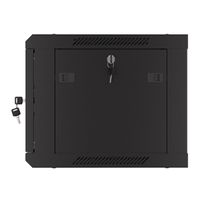 Miniatura 5 de ARMARIO LANBERG MURAL RACK 19" 6U 600X450 FLAT PACK NEGRO PUERTA MALLA