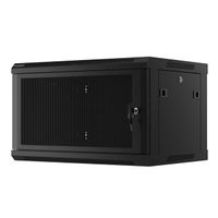 Miniatura 14 de ARMARIO LANBERG MURAL RACK 19" 6U 600X450 FLAT PACK NEGRO PUERTA MALLA