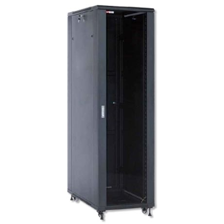 WP ARMARIO RACK PIE RNA SERIES 19" 32U 600X600MM (DESMONTADO), BLACK (WPN-RNA-32606-BS) - Imagen 2 de 3 WP ARMARIO RACK PIE RNA SERIES 19" 32U 600X600MM (DESMONTADO), BLACK (WPN-RNA-32606-BS) - Imagen 2 de 3