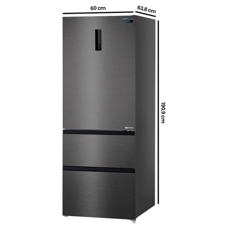 FRIGORIFICO COMBI INFINITON FRD-401T91DEV NOFROST E ALTO 190,9 CM ANCHO 60 CM. INOX - Imagen 8 de 10 FRIGORIFICO COMBI INFINITON FRD-401T91DEV NOFROST E ALTO 190,9 CM ANCHO 60 CM. INOX - Imagen 8 de 10