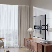 Miniatura 5 de AISENS Soporte eco giratorio  inclinable y nivelable para monitor TV 35kg de 37 70  Negro