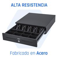 Miniatura 6 de iggual Cajón portamonedas IRON-HD 41cm 5+8 negro