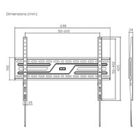 Miniatura 8 de AISENS Soporte eco ultra delgado para monitor TV 75kg de 37 86  Negro