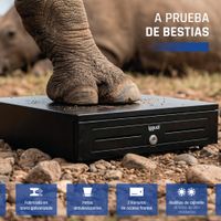 Miniatura 11 de iggual Cajón portamonedas IRON-HD 41cm 5+8 negro