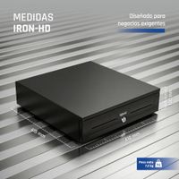 Miniatura 14 de iggual Cajón portamonedas IRON-HD 41cm 5+8 negro