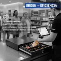 Miniatura 15 de iggual Cajón portamonedas IRON-HD 41cm 5+8 negro