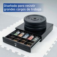 Miniatura 17 de iggual Cajón portamonedas IRON-HD 41cm 5+8 negro