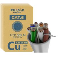Miniatura 5 de Phasak PHR 652 cable de red Gris 305 m Cat6 U UTP  UTP