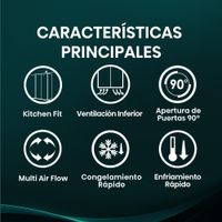 Miniatura 7 de FRIGORIFICO AMERICANO HISENSE RS3P538NEWE NOFROST E BLANCO