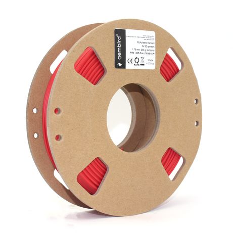 FILAMENTO GEMBIRD PLA 1,75mm 200g ROJO - Imagen 4 de 4 FILAMENTO GEMBIRD PLA 1,75mm 200g ROJO - Imagen 4 de 4
