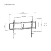 Miniatura 8 de AISENS Soporte Eco Inclinable Para Monitor TV 75kg de 43  100   Negro