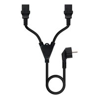 Miniatura 2 de Nanocable Cable aliment. CEE7-M a 2xC13-H 3 m