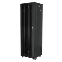 Miniatura 1 de ARMARIO LANBERG RACK 19" 42U 600X600 FLAT PACK BLACK NEGRO
