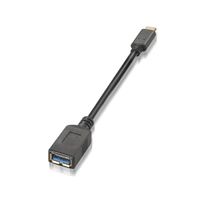 Miniatura 2 de Aisens Cable Usb 3.1 Gen1 5Gbps 3A Tipo Usb-C/M-A/H Negro 15Cm