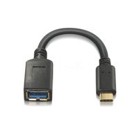 Miniatura 3 de Aisens Cable Usb 3.1 Gen1 5Gbps 3A Tipo Usb-C/M-A/H Negro 15Cm