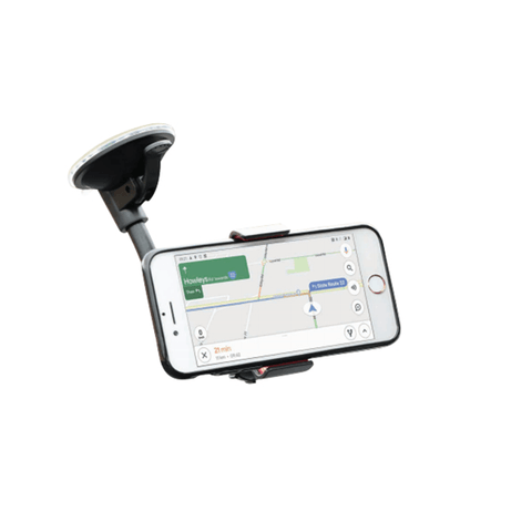 UNIVERSAL CAR FLEXIBLE SUCTION MOUNT WITH SMARTPHONE CLIP - Imagen 1 de 3 UNIVERSAL CAR FLEXIBLE SUCTION MOUNT WITH SMARTPHONE CLIP - Imagen 1 de 3