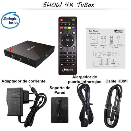 LEOTEC ANDROID SHOW 4K TV BOX (4K-Quad Core-1gb-8gb-HDMI2.0-Ethernet-Android 7.1.2) - Imagen 2 de 3 LEOTEC ANDROID SHOW 4K TV BOX (4K-Quad Core-1gb-8gb-HDMI2.0-Ethernet-Android 7.1.2) - Imagen 2 de 3