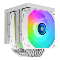 Miniatura 1 de VENTILADOR CON DISIPADOR DE CPU MARS GAMING MCPULCDPROW TDP 380W DOBLE TORRE LCD ARGB BLANCO