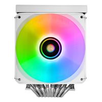 Miniatura 3 de VENTILADOR CON DISIPADOR DE CPU MARS GAMING MCPULCDPROW TDP 380W DOBLE TORRE LCD ARGB BLANCO