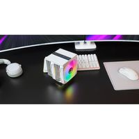 Miniatura 7 de VENTILADOR CON DISIPADOR DE CPU MARS GAMING MCPULCDPROW TDP 380W DOBLE TORRE LCD ARGB BLANCO