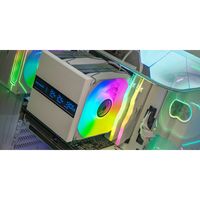 Miniatura 8 de VENTILADOR CON DISIPADOR DE CPU MARS GAMING MCPULCDPROW TDP 380W DOBLE TORRE LCD ARGB BLANCO