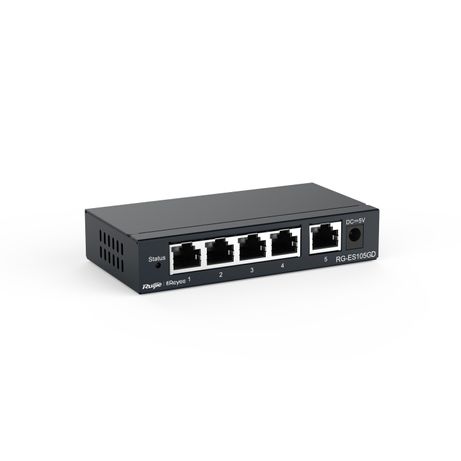 Reyee Unmanaged Switch 5xGb RJ45 Steel Case - Imagen 5 de 5 Reyee Unmanaged Switch 5xGb RJ45 Steel Case - Imagen 5 de 5