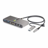 Miniatura 2 de Hub USB-C/USB-A de 2 Puertos con Red RJ45 y Serie DB9 RS232