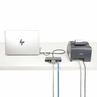 Miniatura 6 de Hub USB-C/USB-A de 2 Puertos con Red RJ45 y Serie DB9 RS232