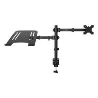 Miniatura 2 de SOPORTE MESA MONITOR Y PORTATIL COOLBOX MP01 17"-32" 8KG NEGRO 2 BRAZOS