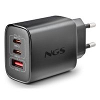 Miniatura 5 de CARGADOR USB GAN NGS ERA 65W 2xUSB-C PD 1xUSB-A COLOR NEGRO