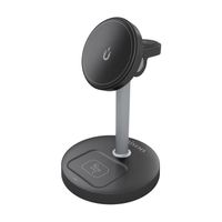 Miniatura 2 de Aisens Cargador Inalámbrico USBC 15W 3 en 1 Negro