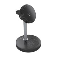 Miniatura 3 de Aisens Cargador Inalámbrico USBC 15W 3 en 1 Negro