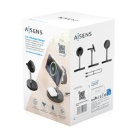 Miniatura 8 de Aisens Cargador Inalámbrico USBC 15W 3 en 1 Negro