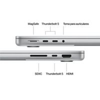 Miniatura 8 de 14-inch MacBook Pro: Apple M5 Max chip with 18-core CPU and 32-core GPU  36GB  2TB SSD - Silver