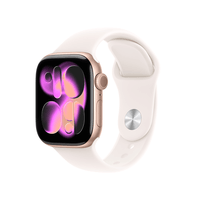 Miniatura 1 de Apple Watch Series 11 GPS 42mm Rose Gold Aluminium Case with Light Blush Sport Band - M/L