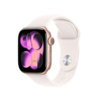 Miniatura 2 de Apple Watch Series 11 GPS 42mm Rose Gold Aluminium Case with Light Blush Sport Band - M/L