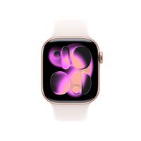 Miniatura 3 de Apple Watch Series 11 GPS + Cellular 42mm Rose Gold Aluminium Case with Light Blush Sport Band - S/M