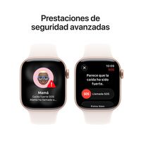 Miniatura 7 de Apple Watch Series 11 GPS + Cellular 42mm Rose Gold Aluminium Case with Light Blush Sport Band - S/M