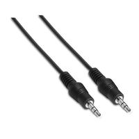 Miniatura 1 de Aisens Cable Audio Estéreo Jack 3.5/M-Jack 3.5/M Negro 1.5M